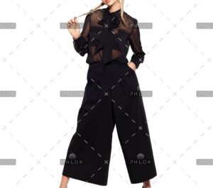 Textured Jacquard Peplum Top